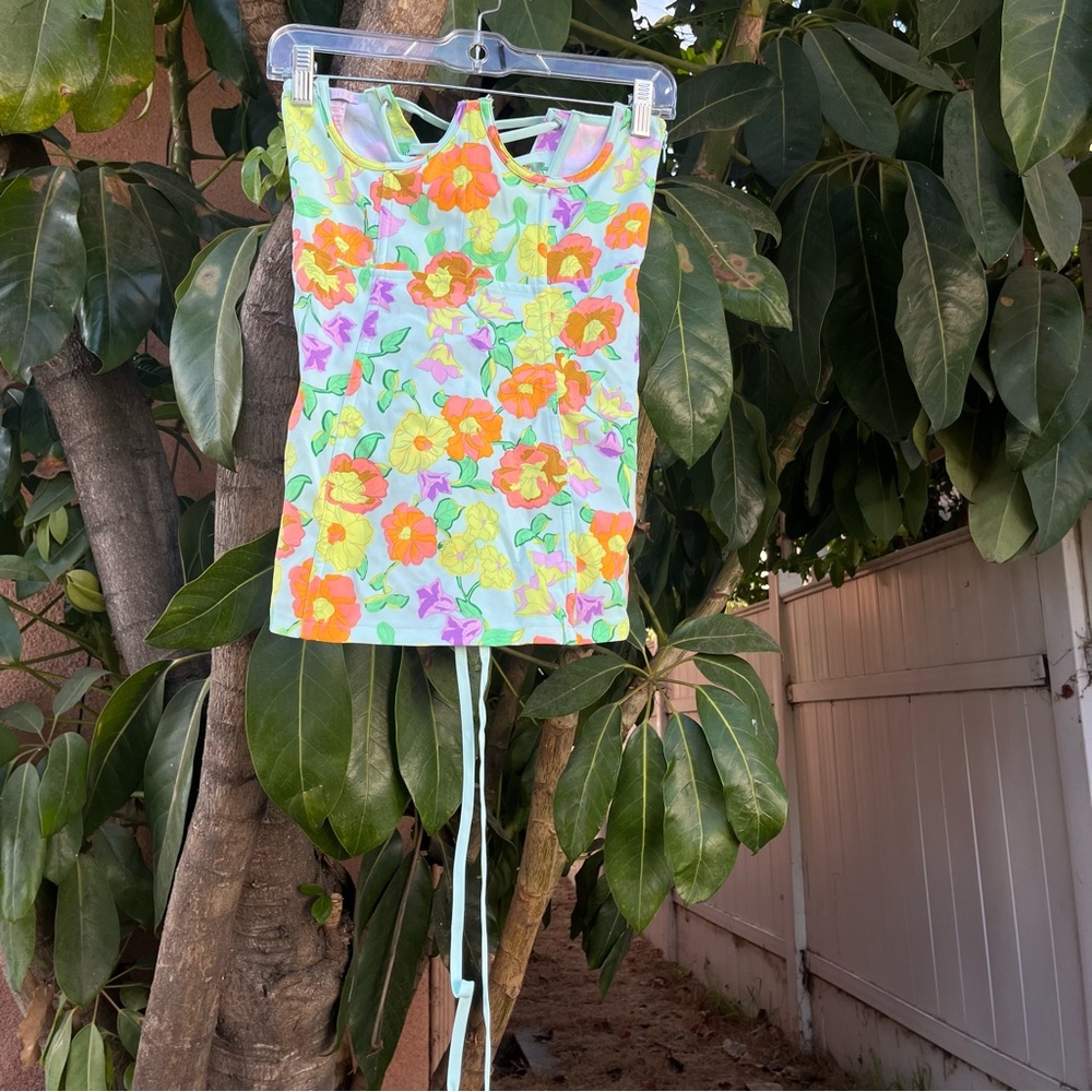 Savage X Fenty FREE SPIRIT FLORAL CUPLESS CORSET. - Picture 8 of 16